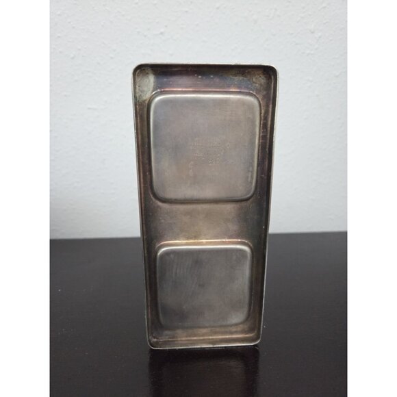 Vintage Benedict Indestructo Silver Soldered Cruet 1286 Oil & Vinegar Set USA - Picture 11 of 12